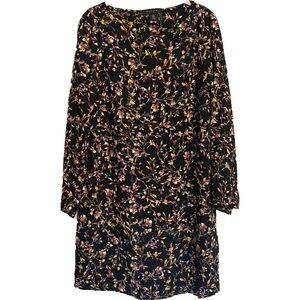 Tahari Women's Midi Dress Floral Black Size 6